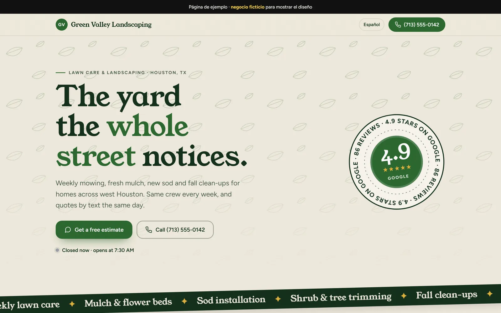 Green Valley Landscaping, Houston TX