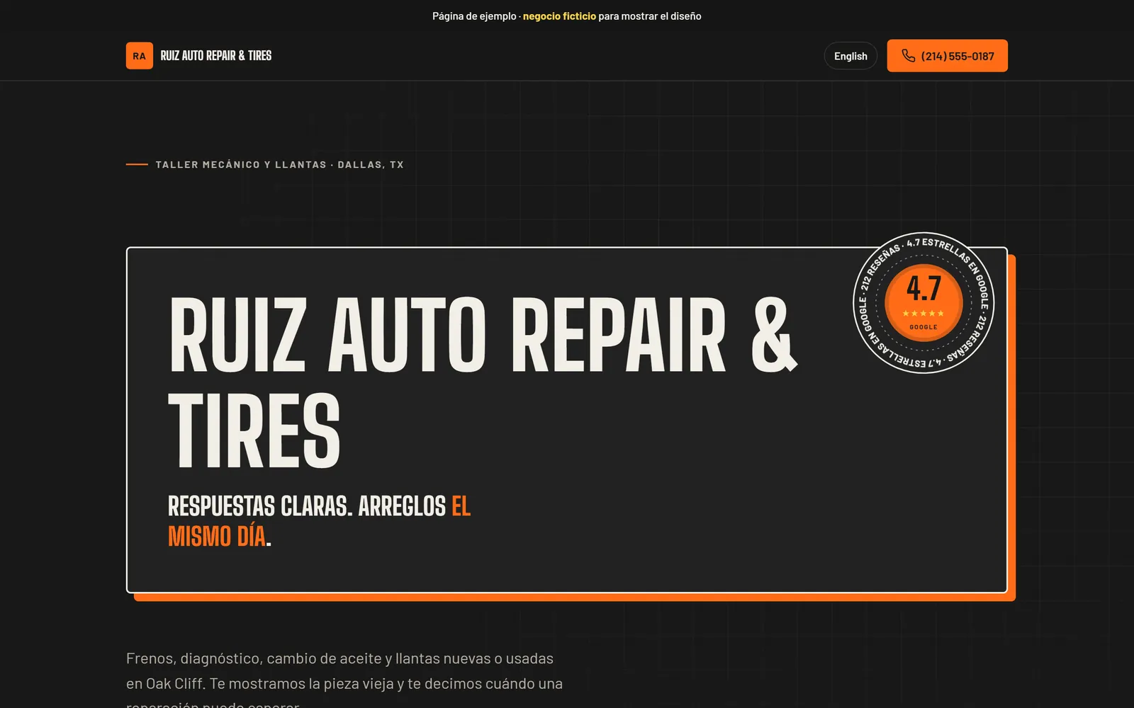 Ruiz Auto Repair & Tires, Dallas TX